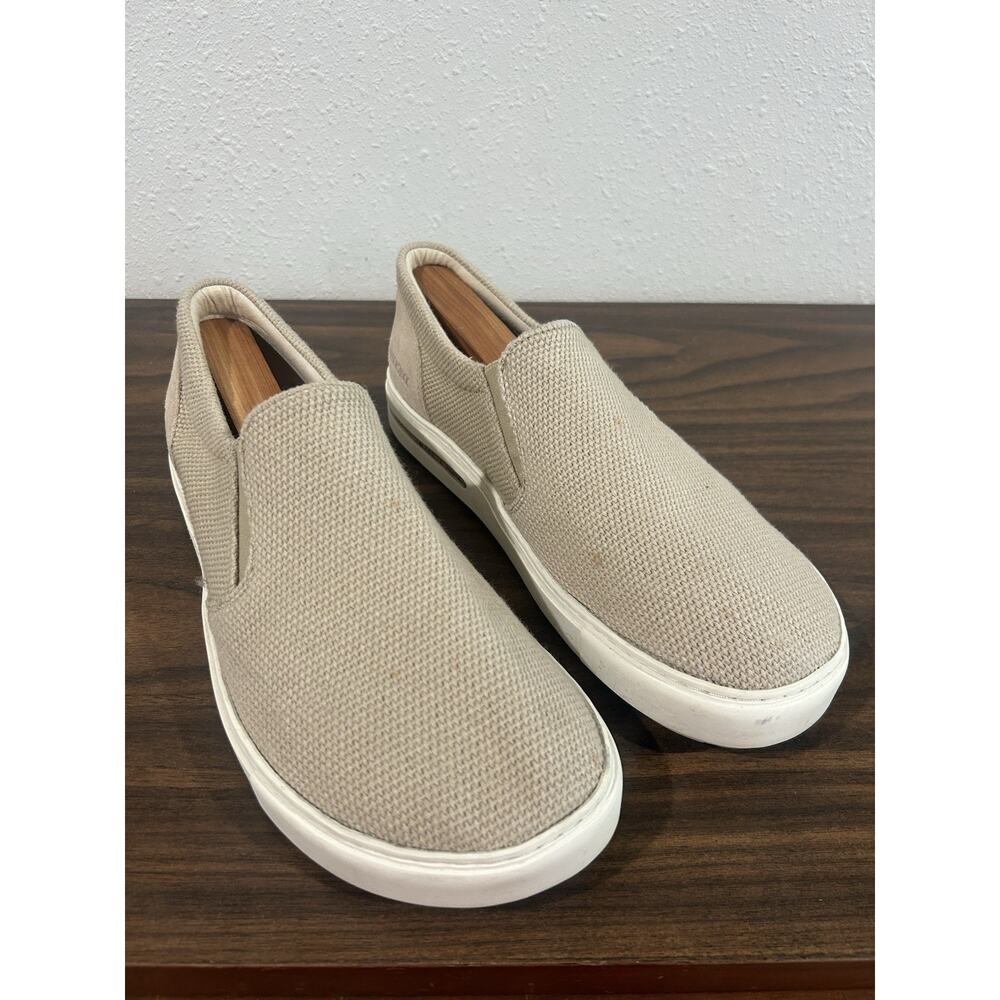 Birkenstock Oswego Slip On Casual Shoes Mens EU 43 Sandcastle Canvas NO INSOLES